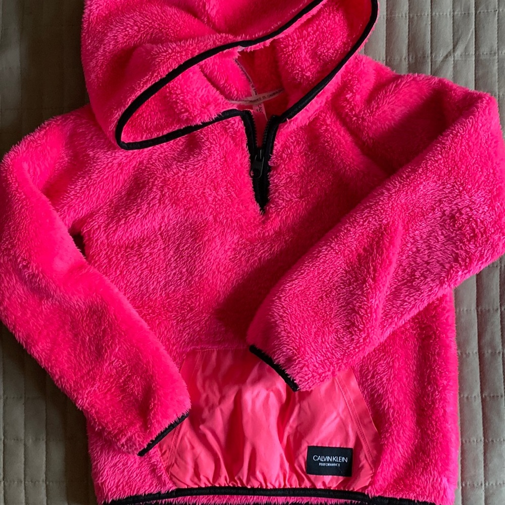 Comfy Calvin Klein Hooded Sherpa